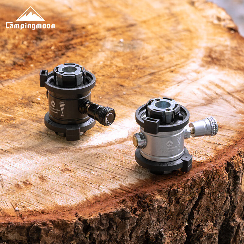 Campingmoon柯曼卡式氣罐充氣閥Z15-CB卡式爐長氣循環(huán)轉接頭卡式氣罐泄壓閥 【Z15-CB】卡式充氣閥銀色