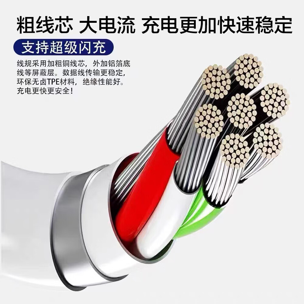 华为（HUAWEI）原配适用荣耀20手机充电器22.5W瓦超级快充插头华为荣耀20pro快充 5A快充线2米2条装 荣耀20/2