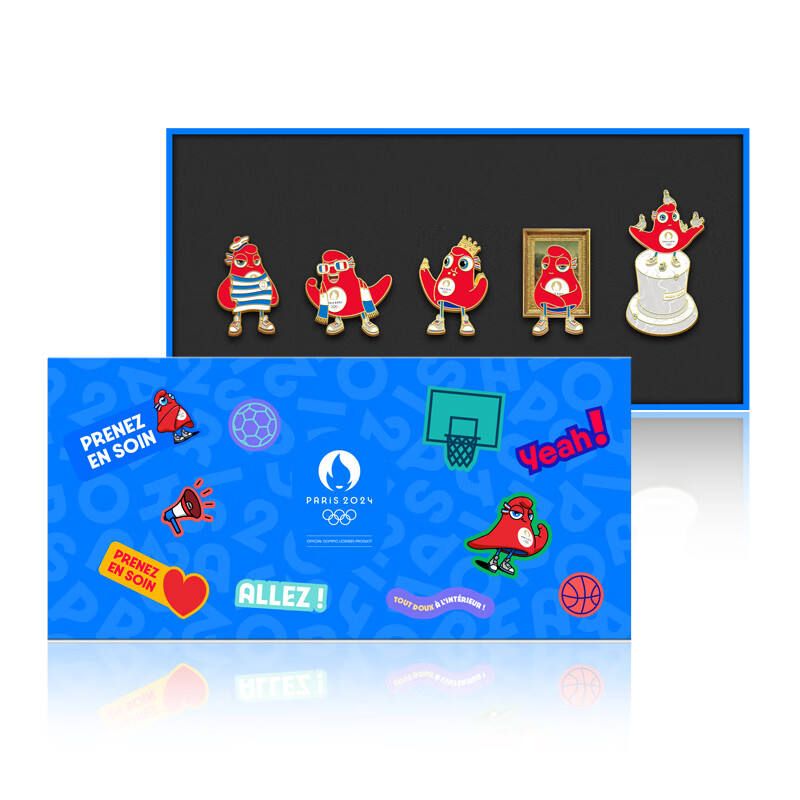 萌依儿巴黎奥运会纪念品[现货秒发] 巴黎印象徽章 巴黎奥运会纪念品