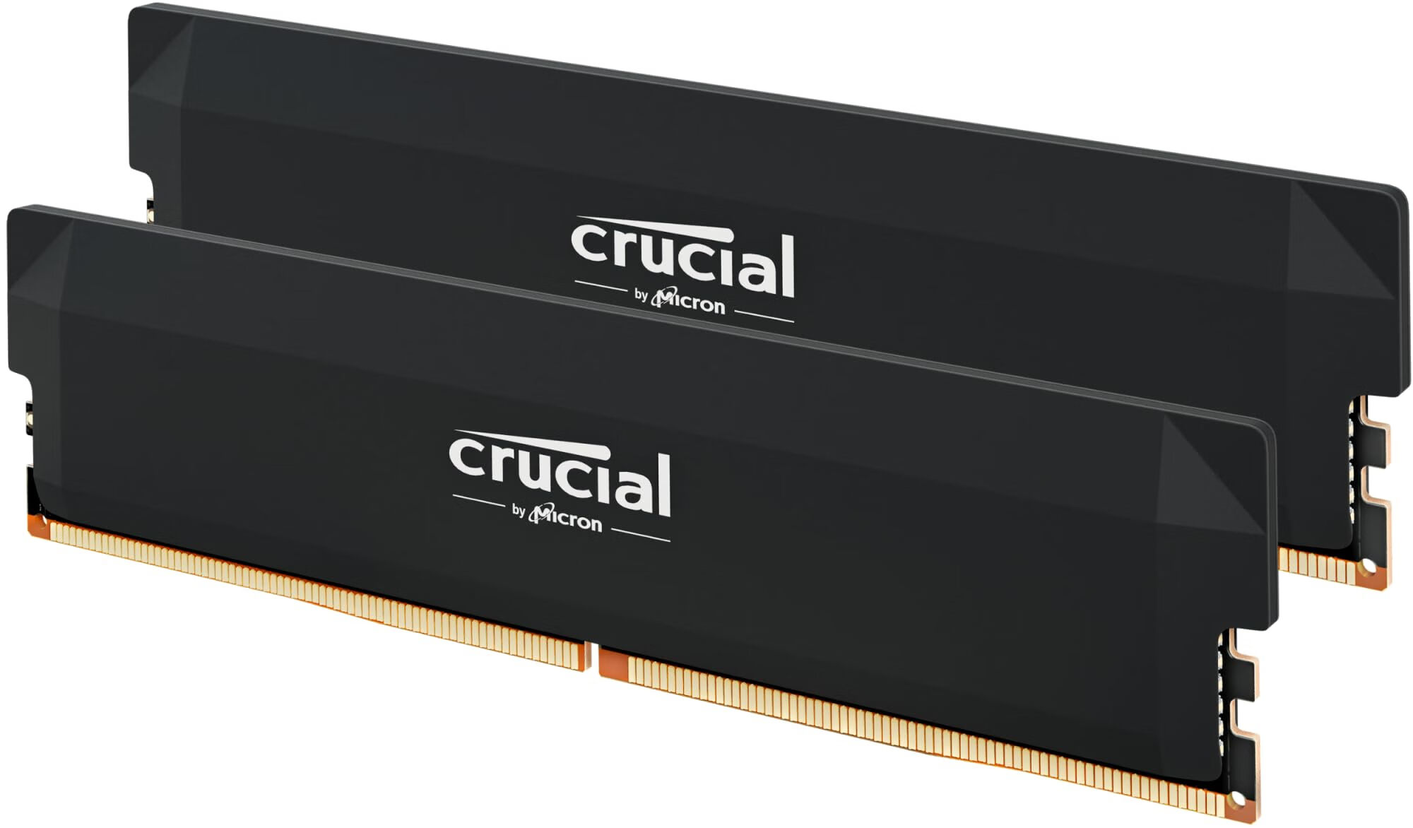 Crucial 英睿达 Pro DDR5电竞内存条 64 GB(2x32GB) 6000MHz CL40 黑色散热片 Intel/AMD兼容台式机 镁光