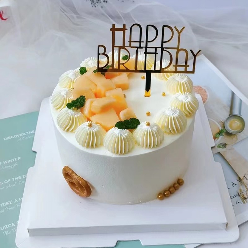 芙瑞多 新鲜水果生日蛋糕同城配送当天送达简约创意新鲜蛋糕全国订做