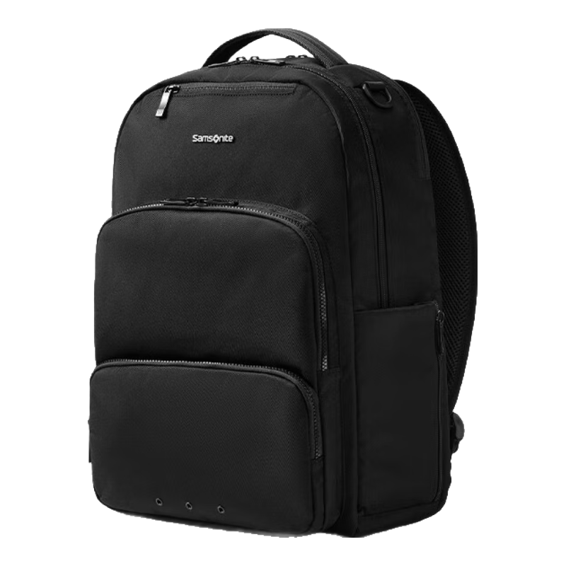 新秀麗（Samsonite）商務(wù)通勤雙肩包電腦包15.6英寸男士背包防潑耐磨立體挺括TT0專供