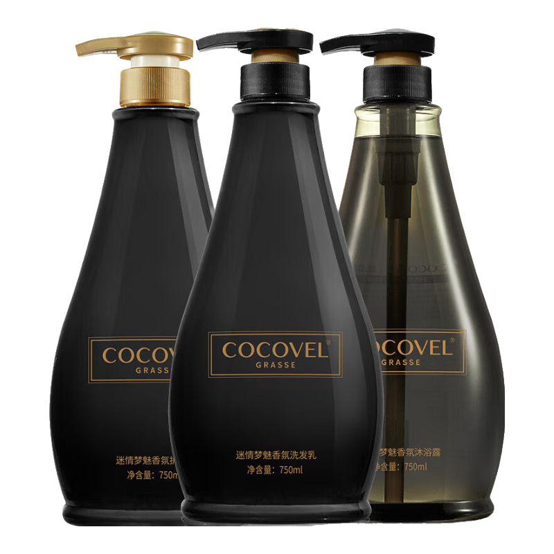 COCOVEL【3瓶】蔻露薇香氛洗發(fā)水持久留香沐浴露女士專用控油蓬松洗發(fā)露 夢魅香氛洗發(fā)乳500ml*1瓶