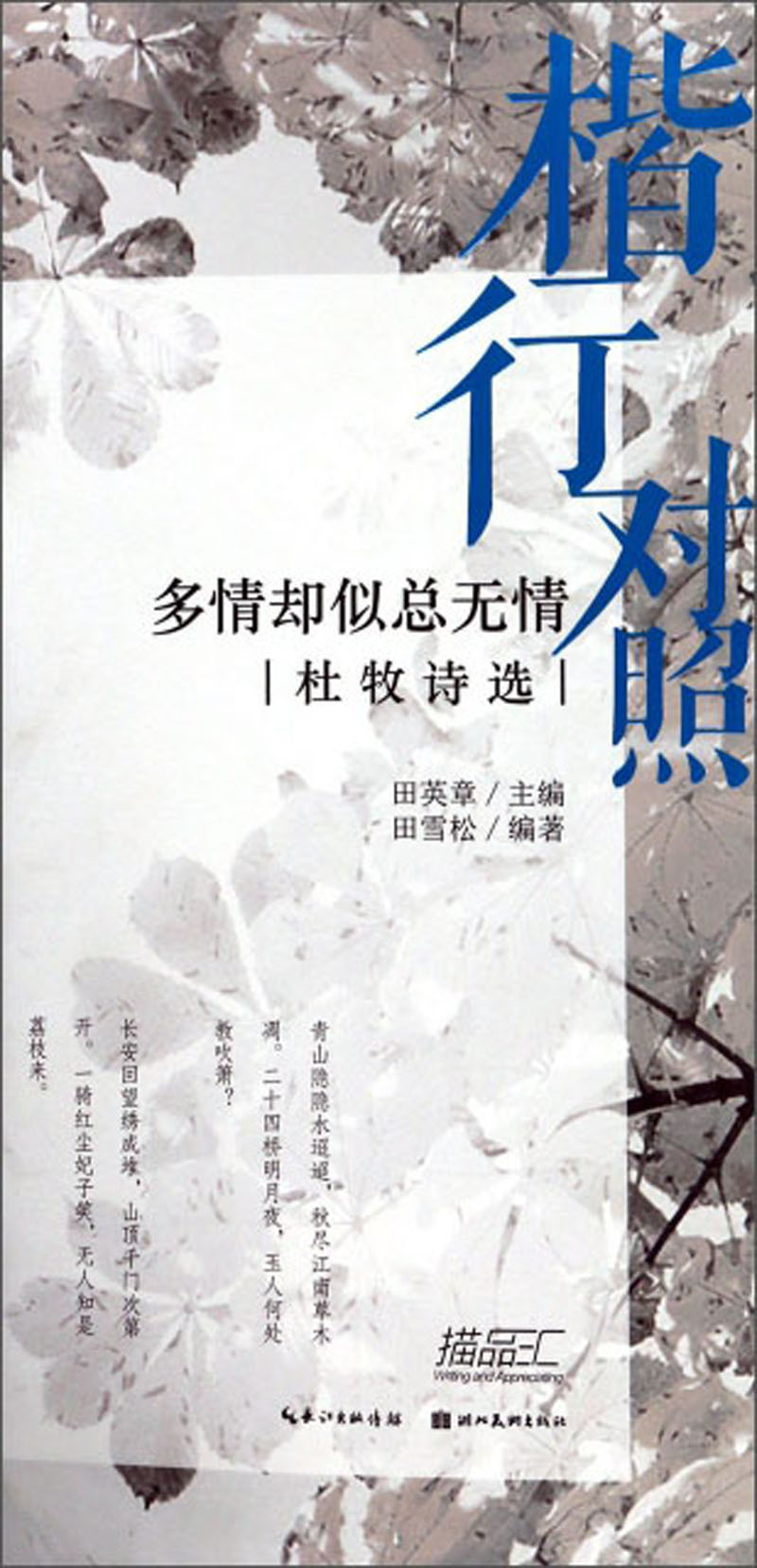 多情却似总无情（杜牧诗选 楷行对照）