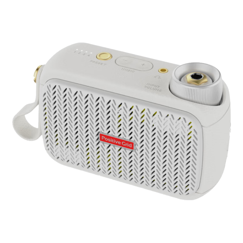 Positive Grid Spark Mini Go電吉他音箱帶效果器充電便攜貝斯數(shù)字藍(lán)牙款音響 Spark Go 月光白5瓦+全套豪禮
