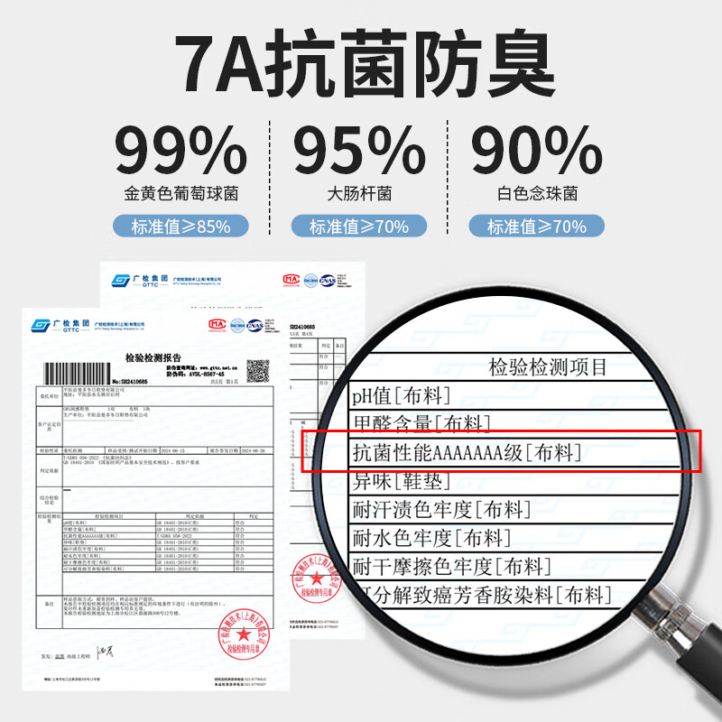 法戈菲（FAGEFEI）7A抗菌防臭鞋垫男夏季汗脚专用吸汗透气除臭不闷脚软底皮鞋鞋垫 【超值10双装】7A级抗菌/秒吸汗 4344码 【绿底灰】可裁剪/不挤脚