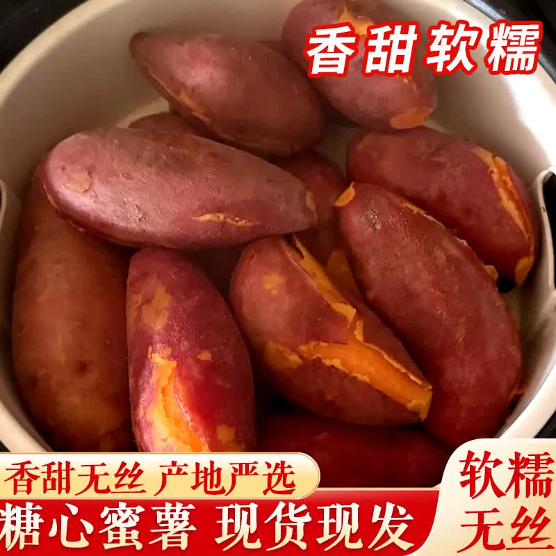 黔婆婆红薯新鲜地瓜农家沙地红薯香甜软糯番薯中果 新鲜红薯   带箱5斤