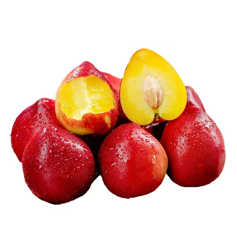 北森南屿山东黄心油桃新鲜黄肉脆甜桃子孕妇水果产地直发脆甜爽口 中果（单果约60-90克）带箱2斤