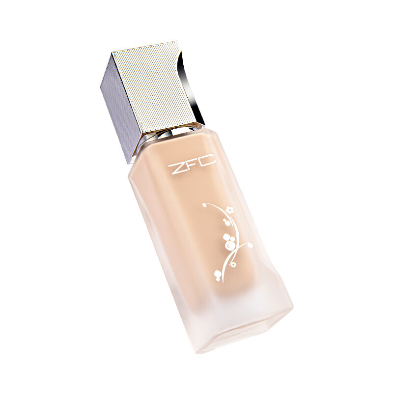 ZFC名师润颜无痕粉底液遮瑕底妆轻薄粉底霜bb霜生日礼物送女友 (梅花系列)201浅肤色