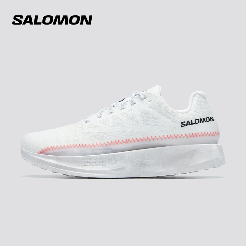 萨洛蒙（Salomon）男女款 城市轻户外透气舒适稳定公路跑步鞋 INDEX 03 白色 473772 38 (UK5丨 38)