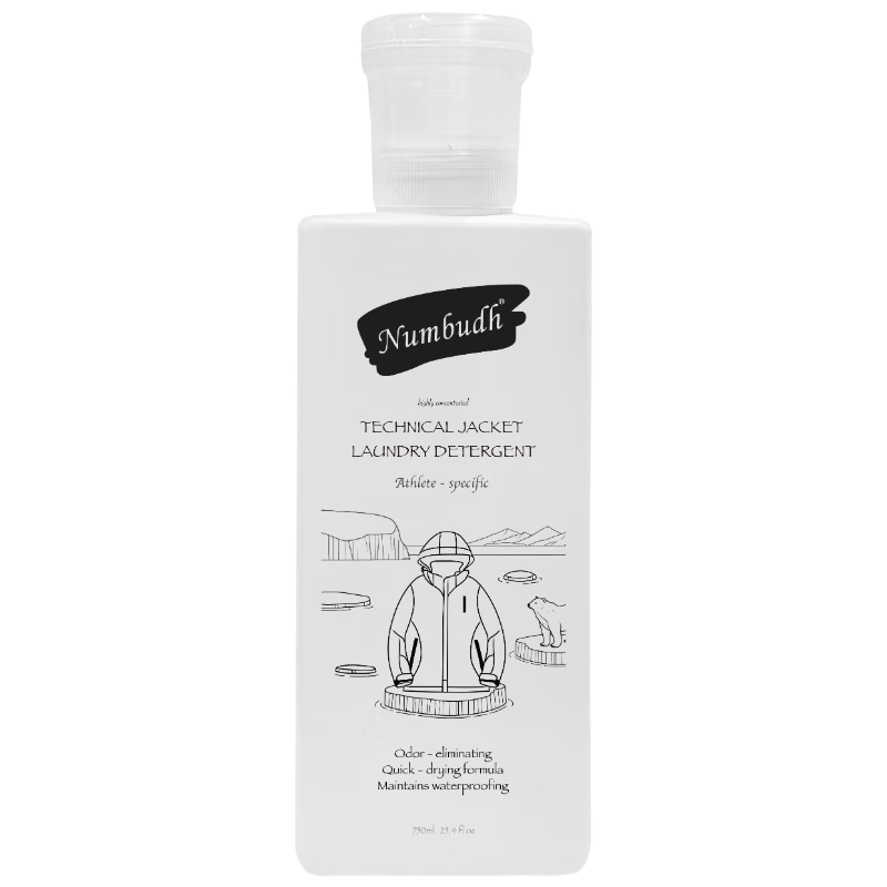 南堡（Numbudh）冲锋衣清洗剂750ml 进口洗衣液始祖鸟北面骆驼运动服清洁剂