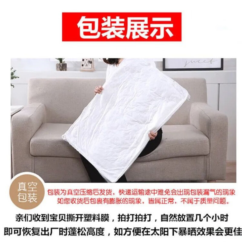 枕头矮款酒店同款枕头一对装护颈椎枕芯带枕套家用宿舍 经典白色【低枕】一只