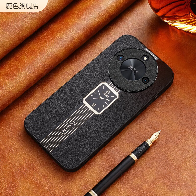 鹿色适用荣耀X50手机壳X50i保护套新款x40真皮x40GT全包X40iHONORX30磁吸支架x30I防摔X20se高端x10max 【石墨黑】-单壳 荣耀X50