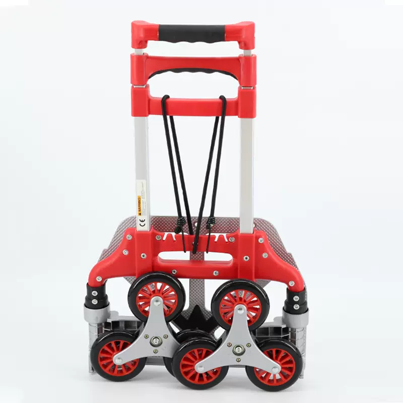 馬科途（Maktoum）【新品】爬樓梯手拉車便攜手推車買菜小拉車家用上樓搬運神器拖車 ZEN S5紅色