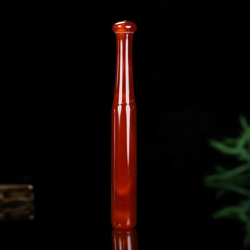 天然紅瑪瑙玉石煙嘴男士過(guò)濾嘴煙具送父岳父禮物休閑男款