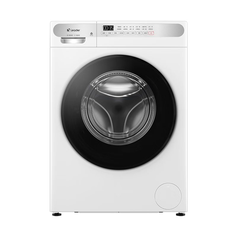 海尔（Haier）滚筒洗衣机全自动10KG大容量超薄洗衣机带烘干洗烘干一体机一级能效节能除菌螨Leader以旧换新补贴 【热销白】 滚筒单洗 1.1洗净比+六维减震+柔护内筒