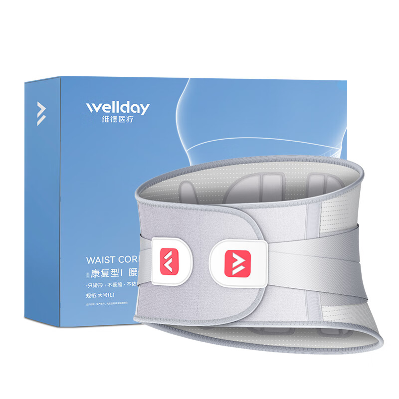 维德(WELLDAY)护腰带14版aktiv腰间突出护腰久坐神器腰椎腰肌不适腰托透气保暖 【康复型】八大支撑护腰带 XL