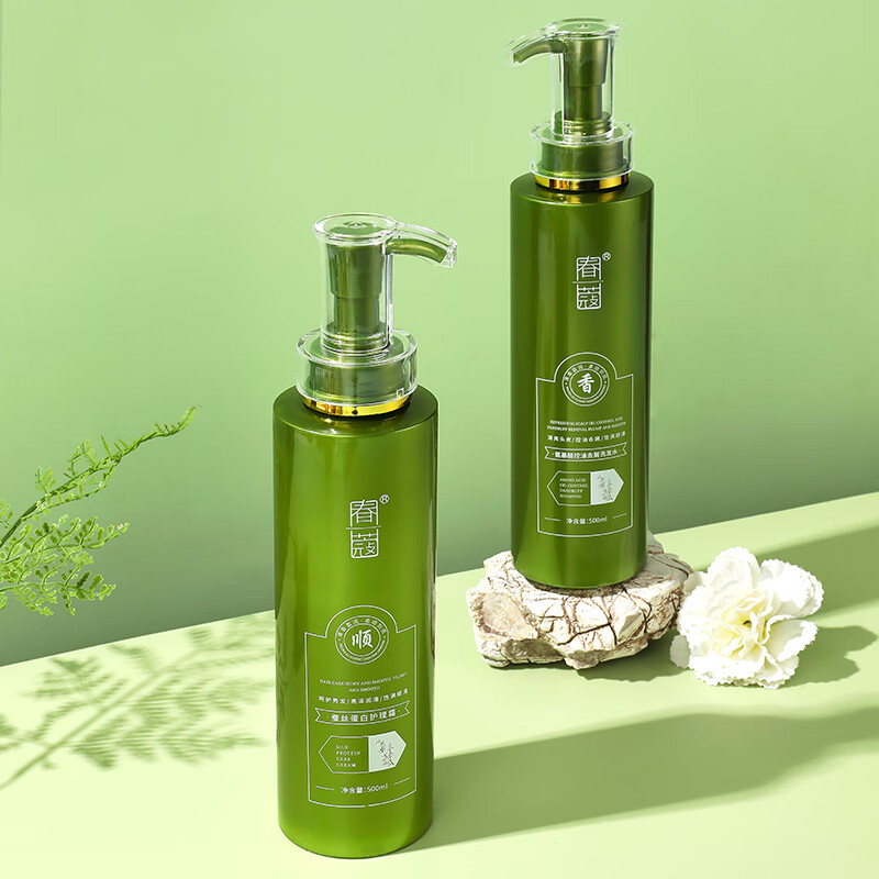 春蔻洗发水男女士专用止痒控油去屑持久蓬松留香洗发膏露500ml金榜TOP 【行业销冠】洗发水+护发素500ml -去屑控油柔顺止痒-