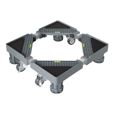 建讯【防潮防震】洗衣机架增高底座全自动洗衣机配件减震防滑通用底座 【全渠道已售20万+】四脚四单轮