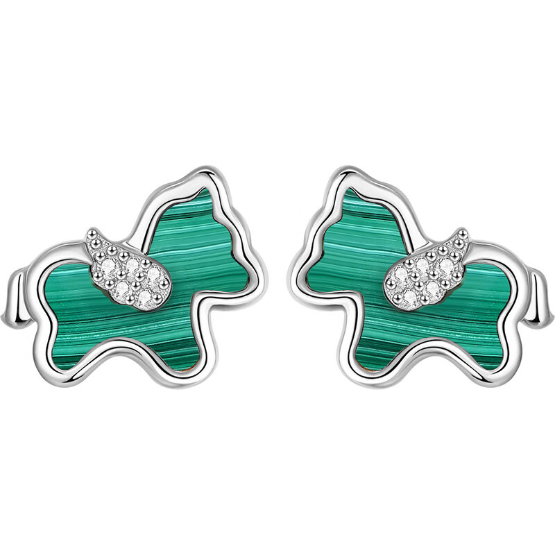 Ħ���֡��������Ρ�ԭ��С����������ƷŮ�ٴ�S925��ȸʯС��ʱ�и߼��� С��������������ɫ�� 925��