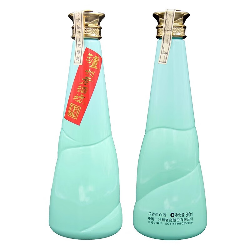 泸州老窖老酒坊典藏 浓香型白酒 自饮送礼袋 52%vol 500mL 6瓶 整箱