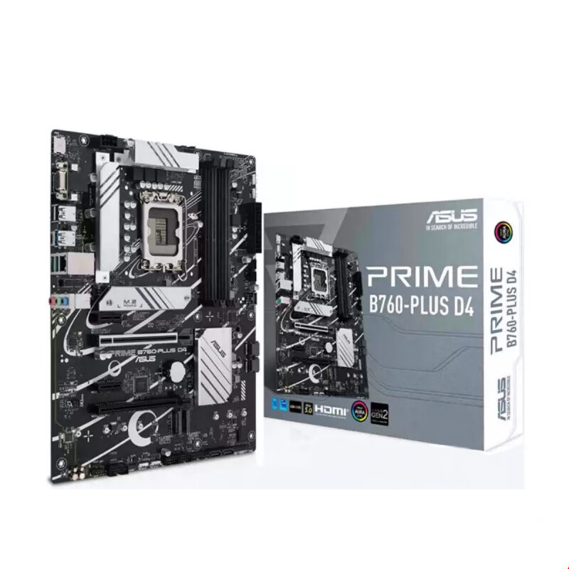 华硕（ASUS）盒装ASUS/华硕PRIME B760M-PLUS重炮手 AYW 吹雪天选D4主板D5 华硕PRIME B760-PLUS D4