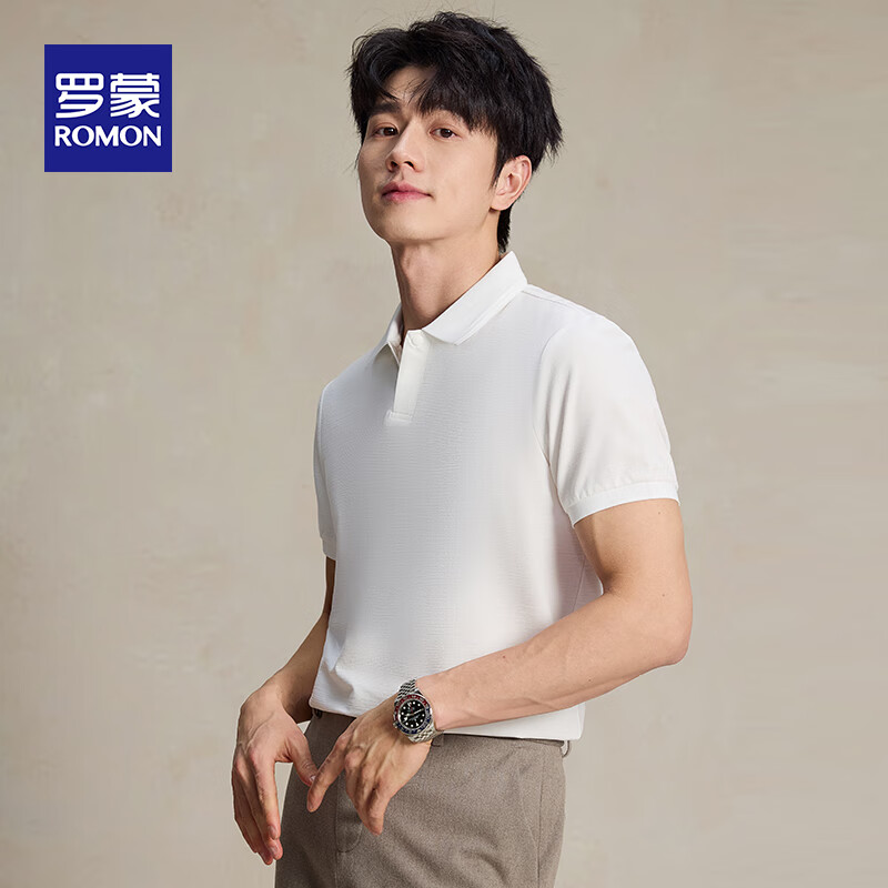 ���ڲ��������ɣ�ROMON��7A������������ʿ���������POLO���ļ���ɫ�����������t���� ��ɫ���ļ��� ���� 2XL 150-165��