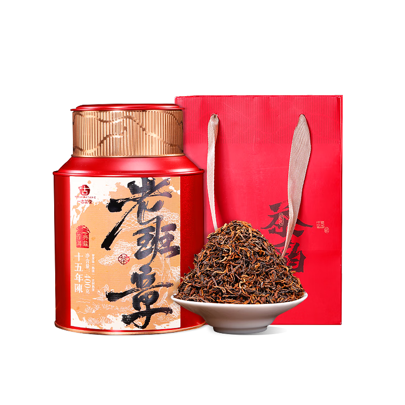 一古茶堂老班章普洱茶熟茶十年以上云南古树特级散装茶叶礼盒装自己喝送礼 【老班章熟散茶】400g*1罐