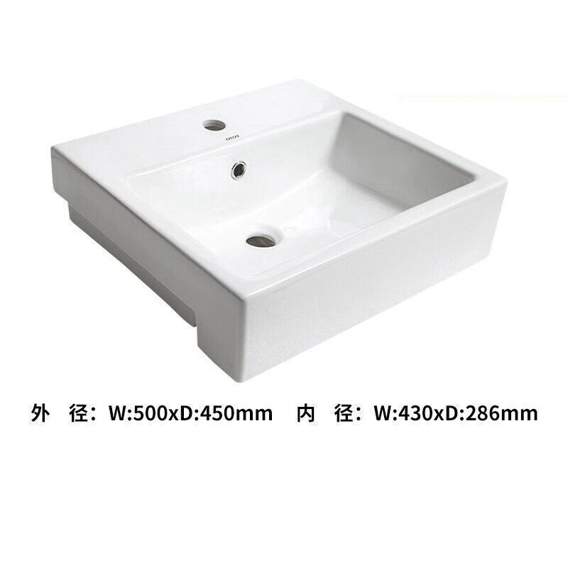 TOTO臺(tái)盆LW717CB半嵌入式臺(tái)盆面盆洗手盆陶瓷盆半掛盆LW713CB LW717CB單盆