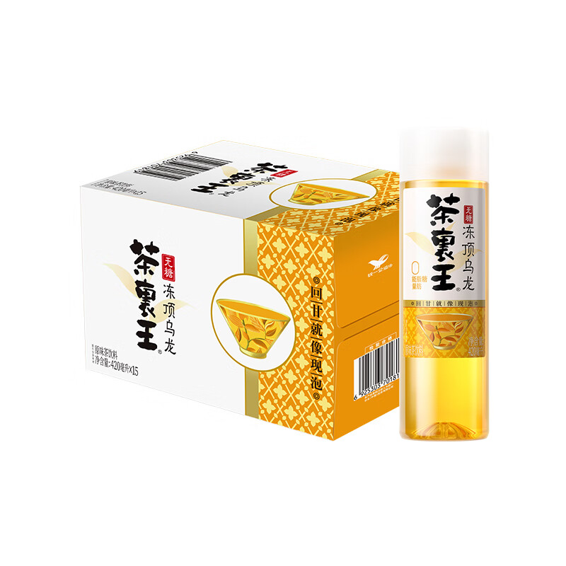 统一茶里王 无糖茶 冻顶乌龙 420ml*15瓶 乌龙茶（新旧款交替发货）