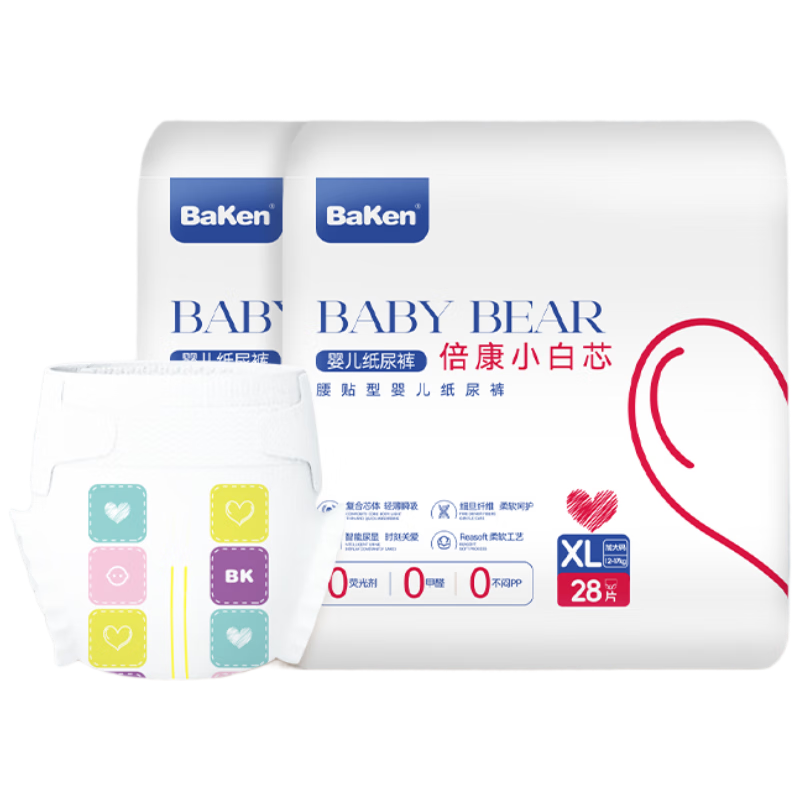 ����BakenС��оֽ���XL56Ƭ(12-17kg)�Ӵ���Ӥ����ʪ��Ůͨ��