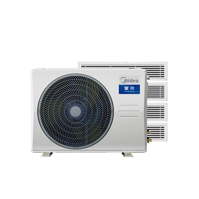 PLUS会员：Midea 美的 中央空调一拖四 多联机6匹 星光超一级能效 MDS-140W-D02-XG