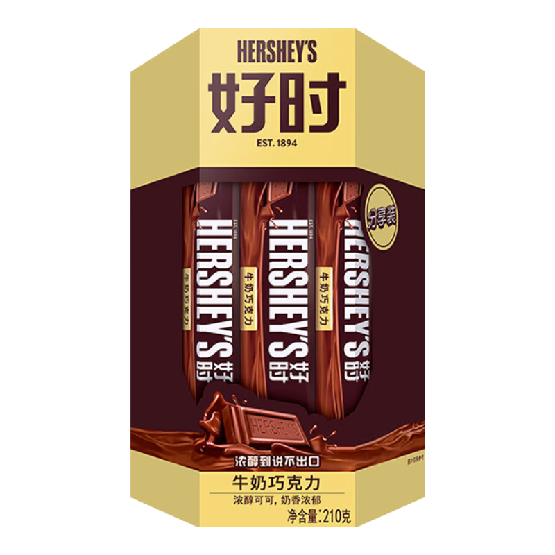 ��ʱ��Hershey��s��ţ���ɿ���14�� 210g ��װ �칫��������ʳ  �������� �ͳ��� 32.9Ԫ