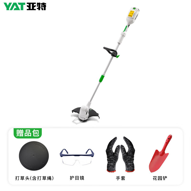 亞特YAT亞特YT7421鋰電40V電動(dòng)充電式打草機(jī)家用割草機(jī)除草機(jī)剪草 40V打草機(jī)標(biāo)配（一電一充 未找到匹配項(xiàng)