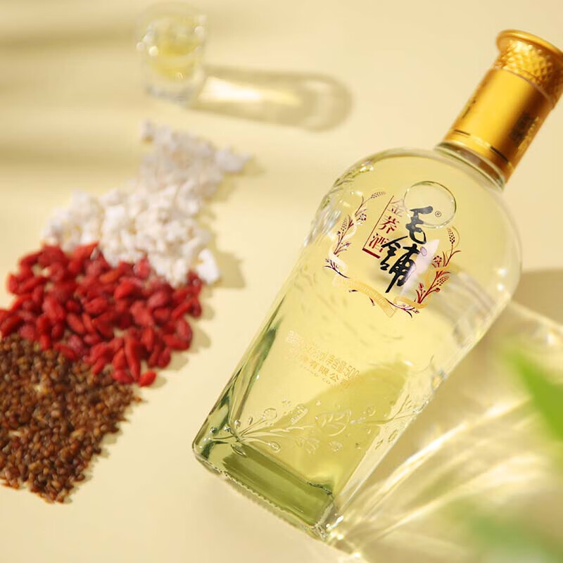 劲牌毛铺草本酒 金荞42度/50度500mL苦荞酒露酒配制酒自饮（含礼袋） 42度 500mL 2瓶 礼盒装【老版本】