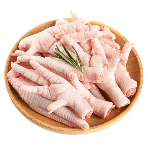 大用单冻鸡凤爪2斤（500g*2） 白羽鸡烤凤爪卤鸡爪烧烤酱卤食材 清真