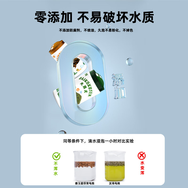 神阳大黑天善玉菌保育龟粮增体增色补钙调理肠胃乌龟料巴西草龟饲料 善玉菌保育·魔力成长小粒 380g