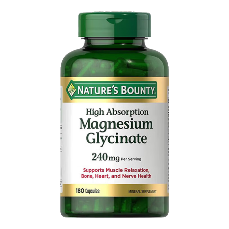 ��Ȼ֮����Nature's Bounty���ʰ���þ�����240mg180�� ��þ���⽹�Ǹ���˯�� �滺ѹ�������� �ʰ���þ����� 180��*1ƿ ����ѹ���� �����ա�137Ԫ