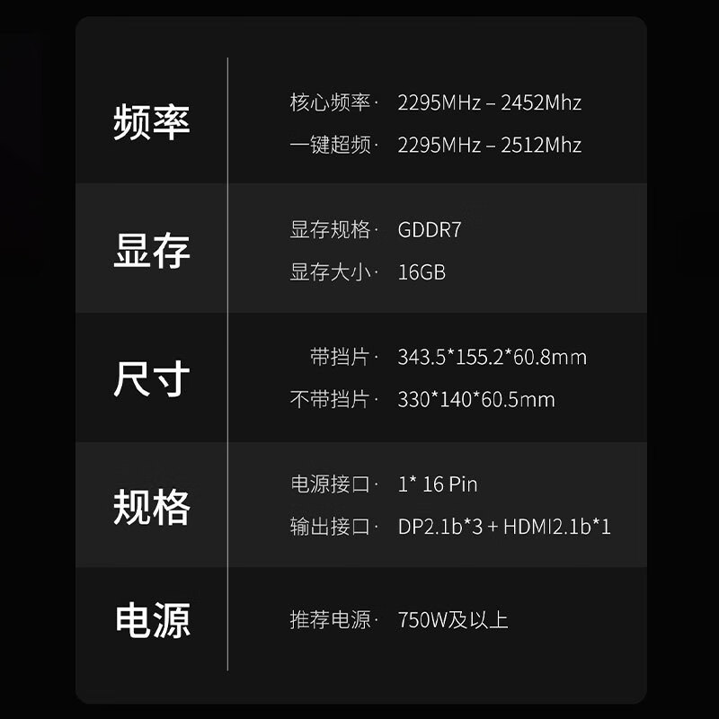 七彩虹（Colorful）iGame GeForce RTX 5070 Ti Advanced OC 16GB GDDR7 DLSS 4 电竞光追游戏设计电脑显卡