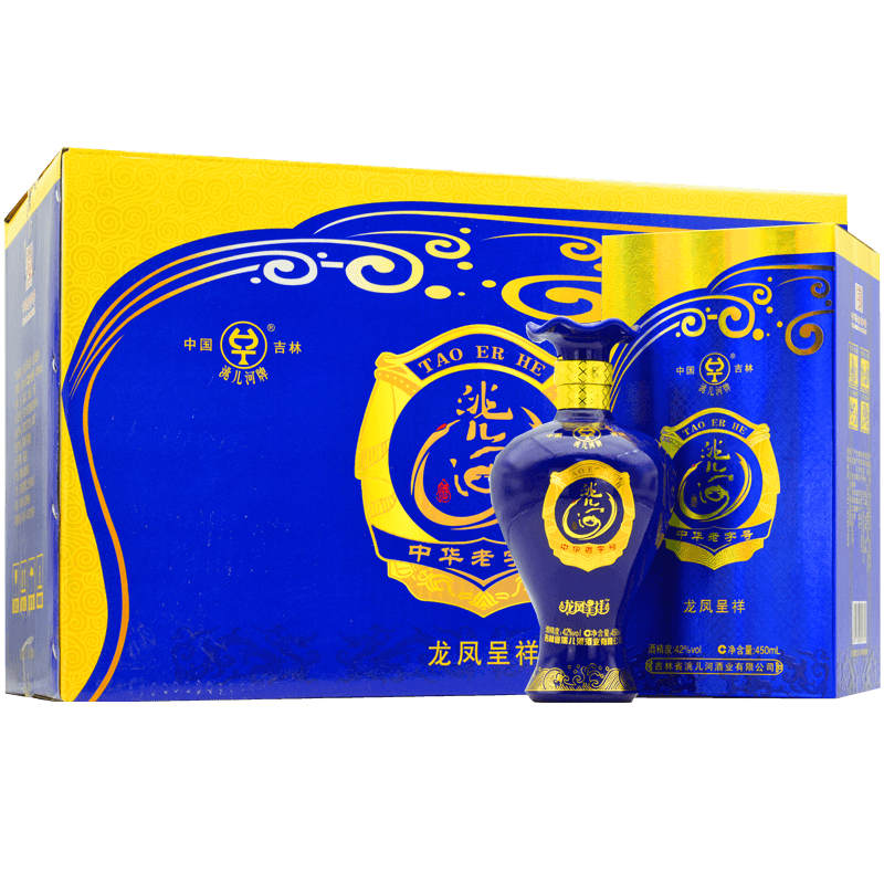 洮儿河(taoerhe)东北吉林洮儿河白酒 纯粮浓香型酒 洮儿河呈祥42度450