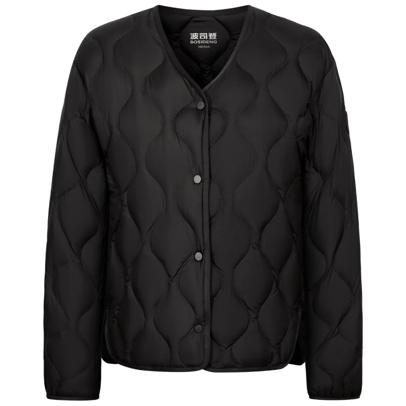 波司登25年羽绒服女士秋冬90绒轻薄V领修身短款休闲送礼物外套