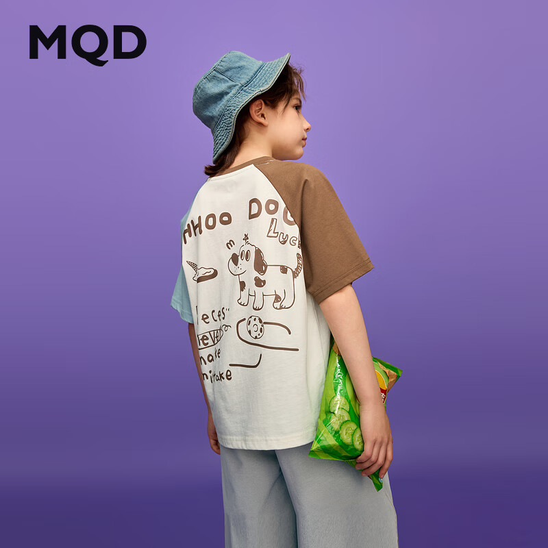 ����٣�MQD����ͯ�ļ���ƷѧԺ���д�ͯײɫ�����������ĸԲ���׷�����T�� �װ� 130 39.55Ԫ