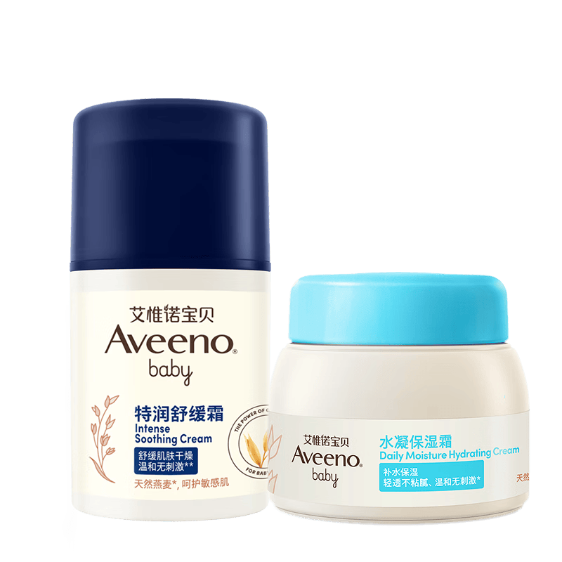 ���ڲ�������Ωŵ��Aveeno����άŵӤ����˪��ͯ��������� �����滺��������ʪ��˪55g+48g 148.9Ԫ
