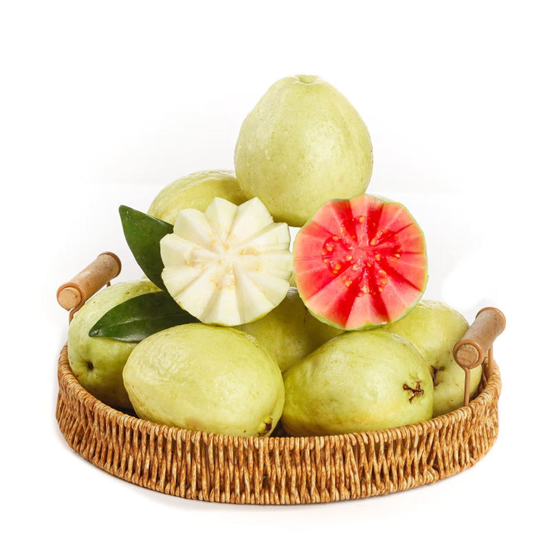 颜小荭芭乐双拼软糯奶油芭乐脆口红白心双拼芭乐组合新鲜水果当季番石榴 2.8-3斤芭乐双拼组合