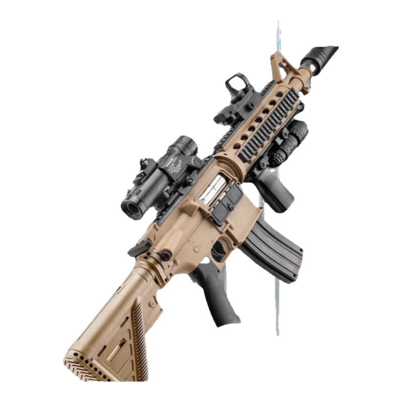 M416天弓親子互動兒童禮物軟彈搶男孩子突擊電動連發(fā)玩具槍 天弓M4A1-夜色 （標(biāo)配）機瞄+2包彈