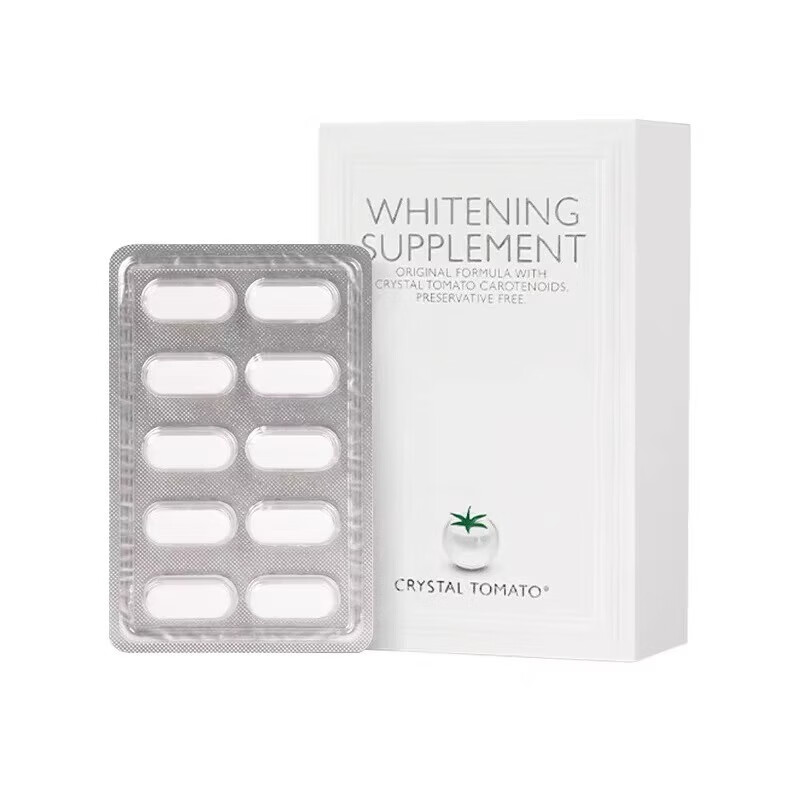水晶番茄Crystal Tomato新加坡水晶番茄美白丸 内服亮白全身淡斑 美白丸一盒装（30粒）