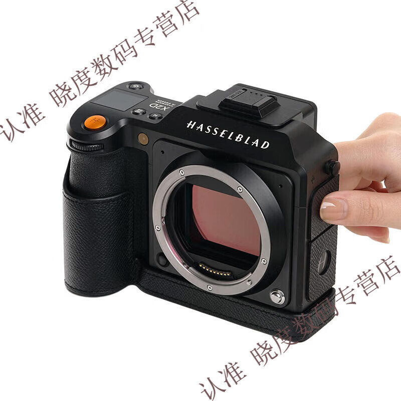 天公适用哈苏x2d X2D相机皮套保护套真皮纯手工相机包适用X2D 100C配件 手掌纹牛皮定制款 黑色