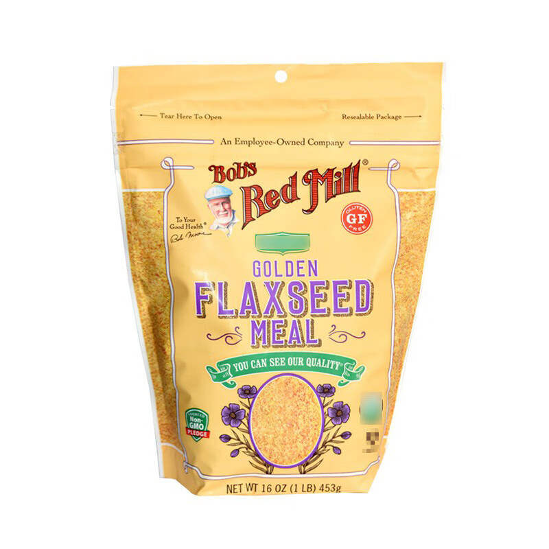 鮑勃紅磨坊(Bob's Red Mill)鮑勃紅磨坊即食亞麻籽粉高膳食纖維無(wú)麩質(zhì)亞麻籽粉烘焙粉麥類(lèi)粉 亞麻籽粉453g【營(yíng)養豐富 無(wú)麩質(zhì)