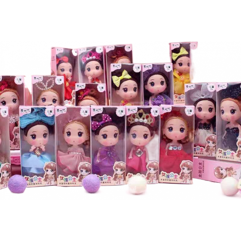 ZOCO迷糊娃娃12cm洋娃娃迷你可爱公仔公主儿童女孩女童幼儿园玩具 48只 盒装 12cm