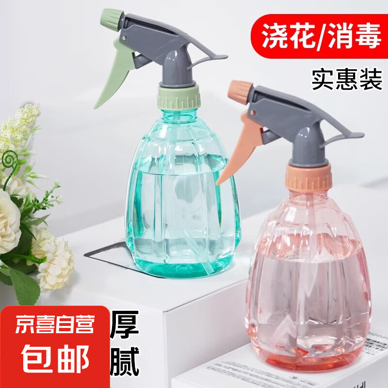 喷壶浇花浇水喷雾器家用园艺养花压力洒水壶气压式喷水壶消毒专用 瓜型小喷壶*1（颜色随机）